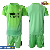 Real Madrid Torwart Auswärts Trikotsatz Kinder 2025-26 Kurzarm (+ Kurze Hosen)